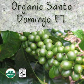 Green Unroasted Organic Santo Domingo Dominican Republic Coffee Beans