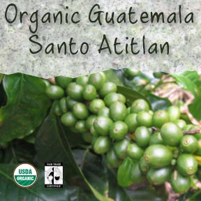 Unroasted Guatemala Santiago Atitlan Organic Coffee Bean